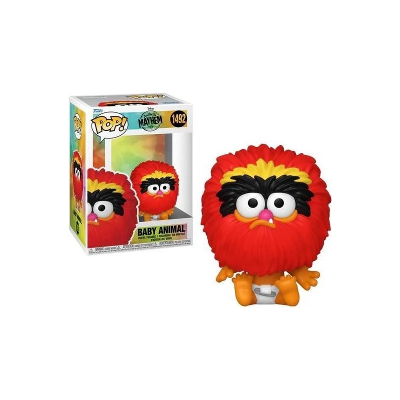 DISNEY:FUNKO POP!MOVIES - THE MUPPETS MAYHEM - BABY ANIMAL (VINYL FIGURE 1492)