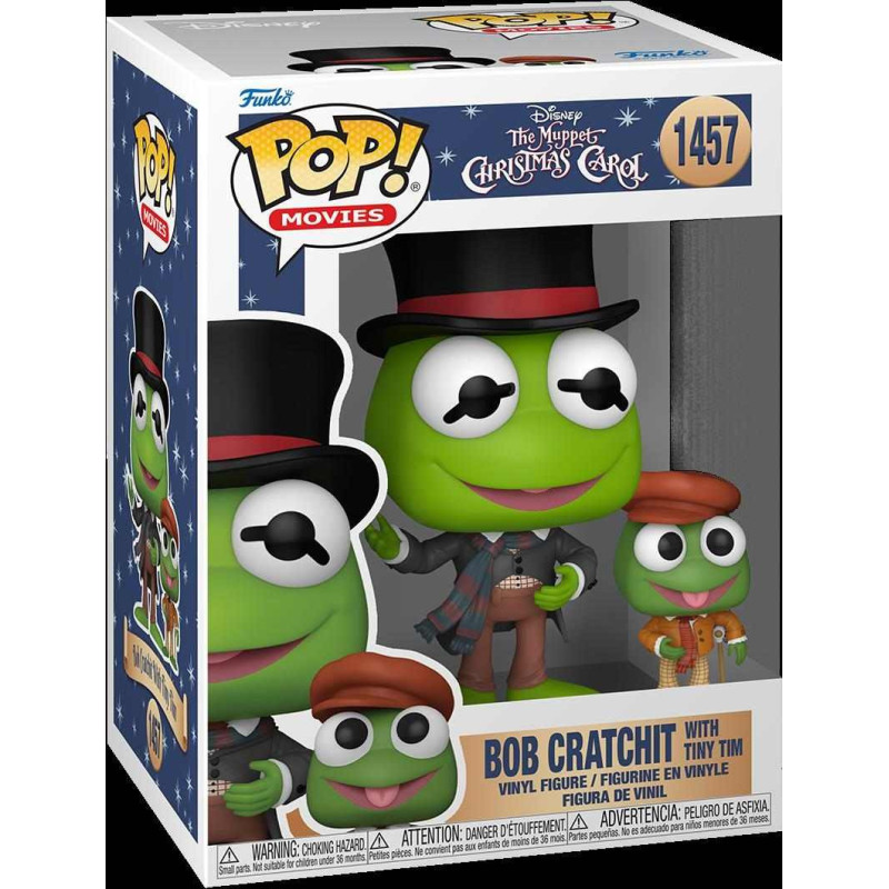 DISNEY:FUNKO POP!MOVIES - THE MUPPETS HOLIDAY - BOB CRATCHIT WITH TINY TIM (VINYL FIGUERE 1457)