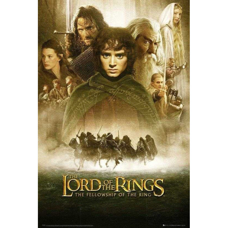 LORD OF THE RINGS (THE): GB EYE - FELLOWSHIP OF THE RING 1 SHEET (POSTER MAXI 61X91,5 CM)