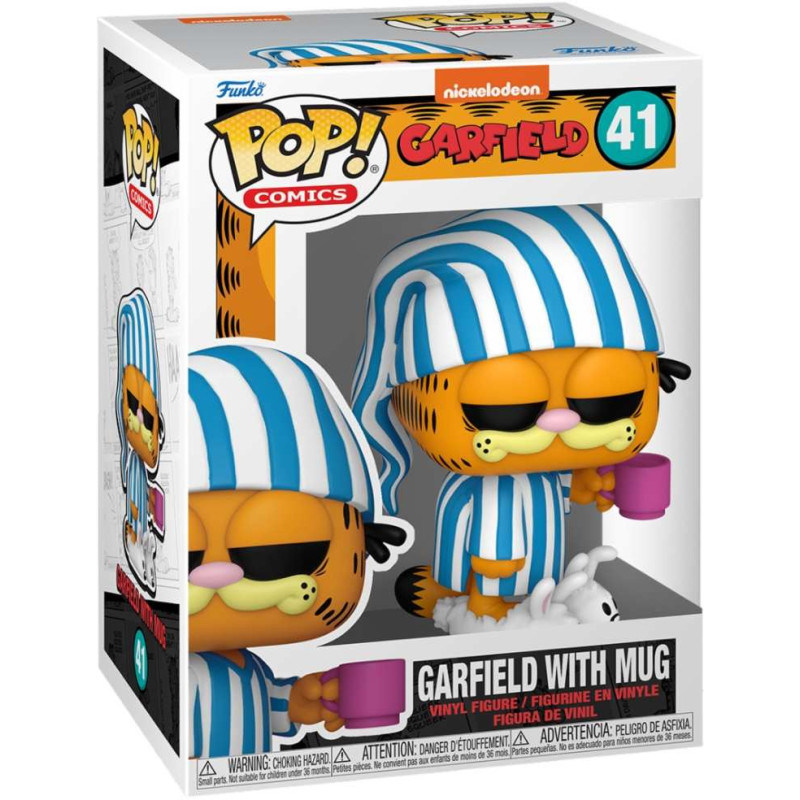 GARFIELD: FUNKO POP! COMICS - GARFIELD WITH MUG (VINYL FIGURE 41)