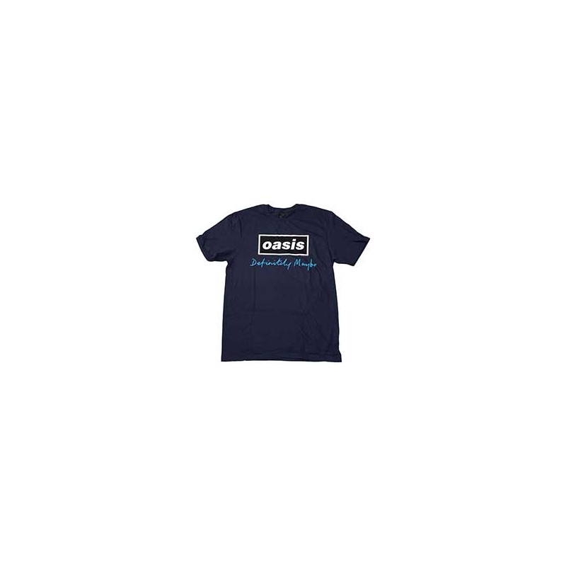 OASIS UNISEX:DEFINITELY MAYBE TEXT LOGO