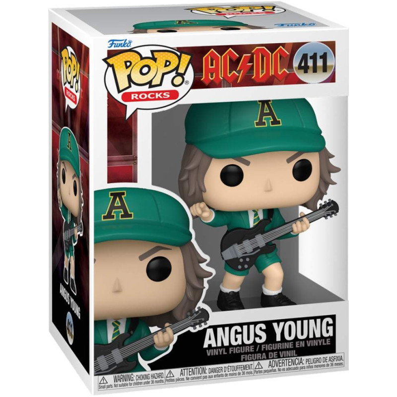 AC/DC: FUNKO POP! ROCKS - ANGUS YOUNG (GREEN)