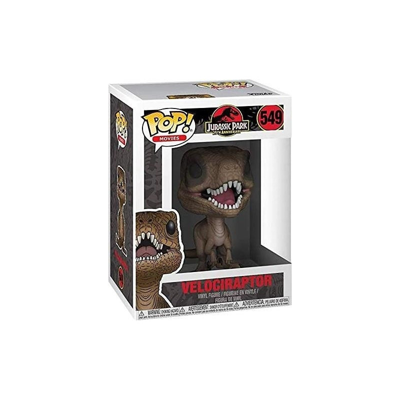 JURASSIC PARK: FUNKO POP! MOVIES - VELOCIRAPTOR (VINYL FIGURE 549)