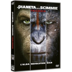 COFANETTO "IL PIANETA DELLE SCIMMIE - TRILOGIA" (3 FILM) - DVD*