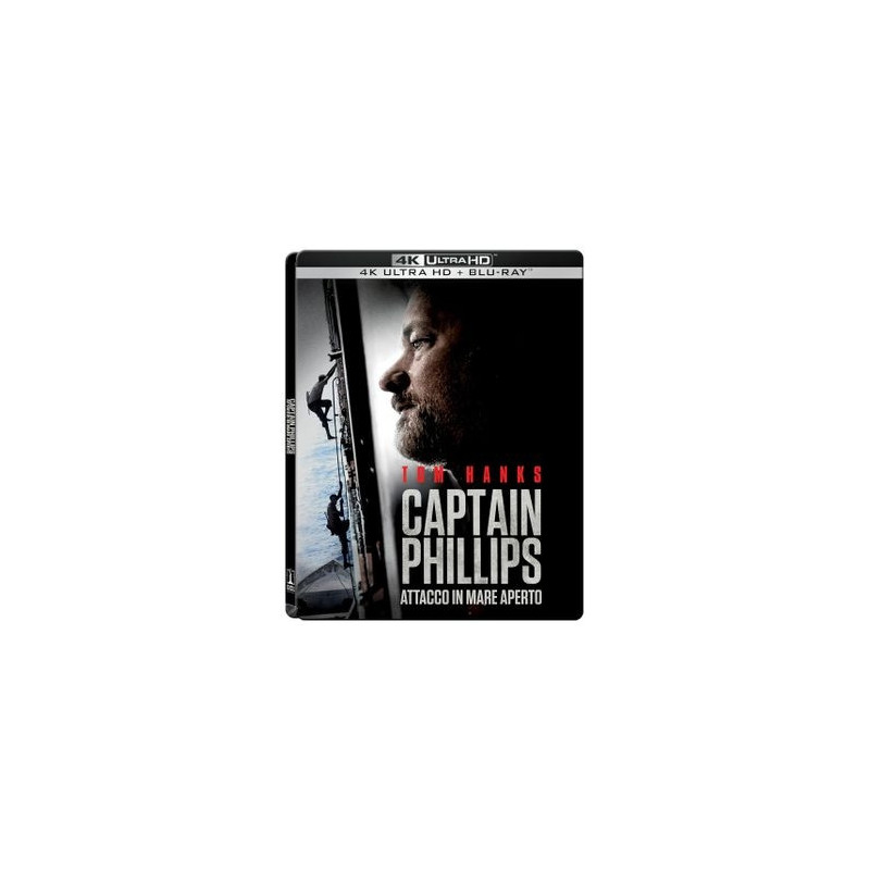 CAPTAIN PHILLIPS - ATTACCO IN MARE APERTO- 4K STEELBOOK (BD 4K + BD HD)