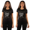 MOTORHEAD T-SHIRT  L BLACK FEMMINA  ENGLAND