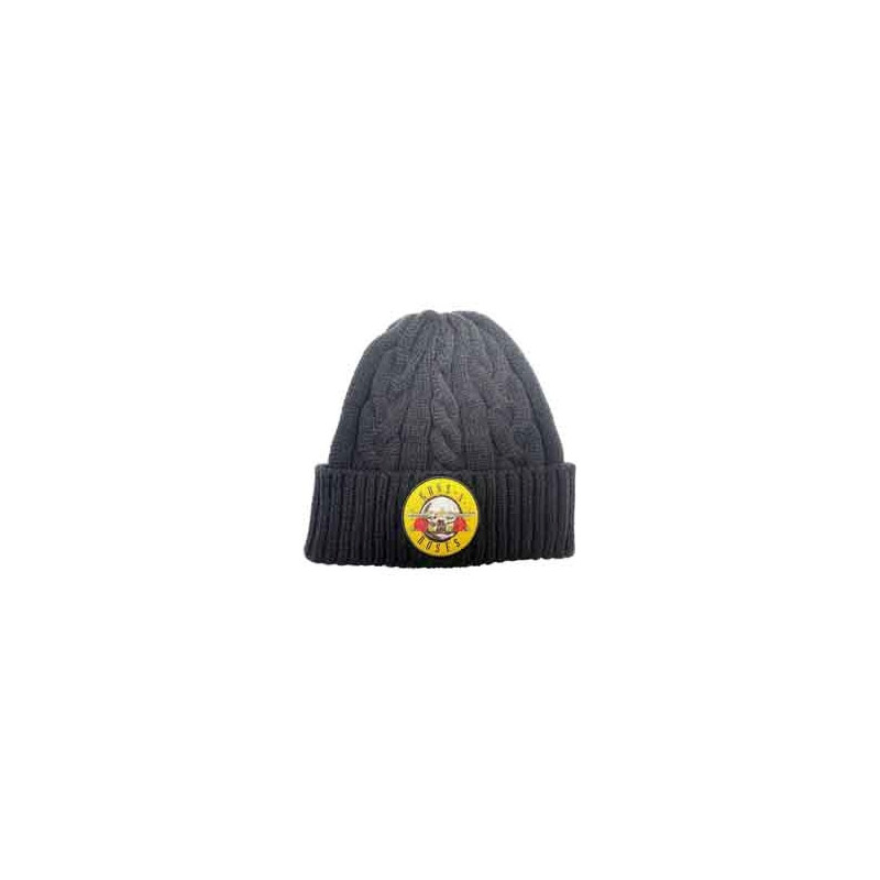 GUNS N'ROSES BEANIE HAT:CIRCLE LOGO