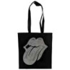 THE ROLLING STONES TOTE BAG:HACKENY DIAMOND HOLO TONGUE