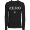 SMASHING PUMPKINS LONG SLEEVED T-SHIRT  SMALL UNISEX BLACK  ZERO DISTRESSED