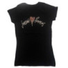 SMASHING PUMPKINS T-SHIRT  XX-LARGE LADIES BLACK  GISH HEART