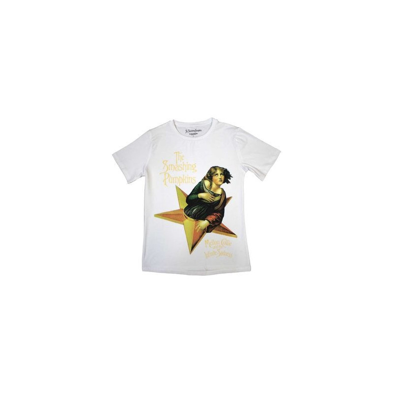 SMASHING PUMPKINS - THE T-SHIRT  XX-LARGE LADIES WHITE  MELLON COLLIE