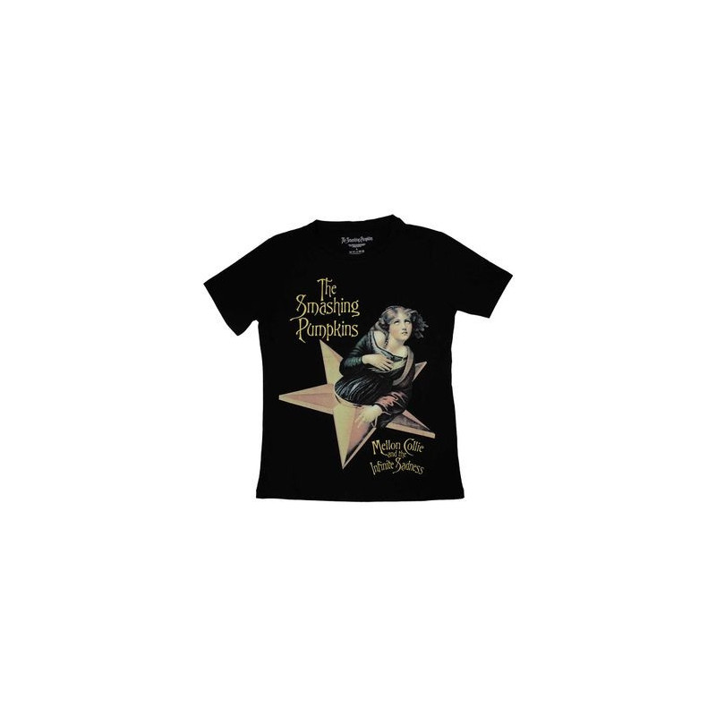 SMASHING PUMPKINS - THE T-SHIRT  MEDIUM LADIES BLACK  MELLON COLLIE