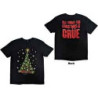 MOTLEY CRUE UNISEX T-SHIRT: XMAS CRUE (BACK PRINT) (LARGE)