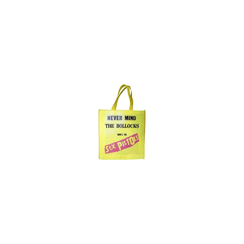 THE SEX PISTOLS ECO SHOPPER:NEVER MIND THE BOLLOCKS ORIGINAL ALBUM YELLOW