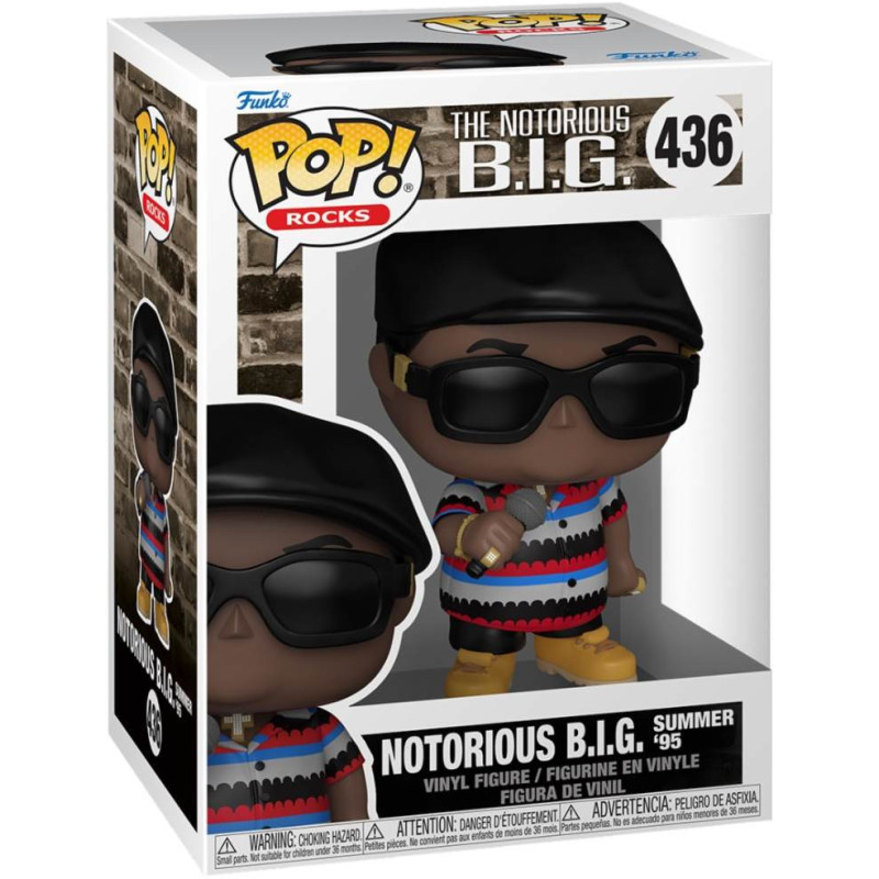 NOTORIOUS B.I.G. (THE): FUNKO POP! ROCKS - NOTORIOUS B.I.G. SUMMER '95 (VINYL FIGURE 436)